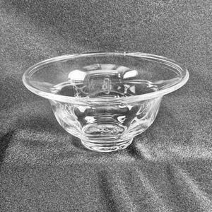 Simon Pearce Crystal Bowl signed9 1/2"wide X 4 5/8"tall and heavy see descriptio